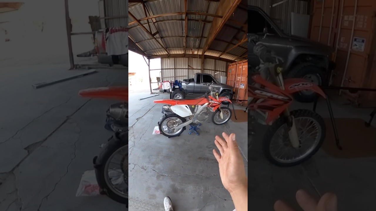 Removing a carburetor off a motorcycle! #dirtbike #honda #diy #fix #crf #racing #shortsfeed