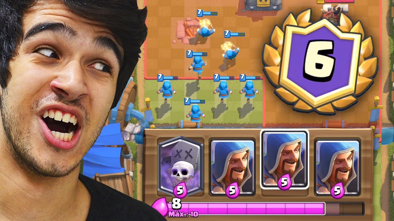 GANHEI O NOVO DESAFIO DO MAGO NO CLASH ROYALE!!