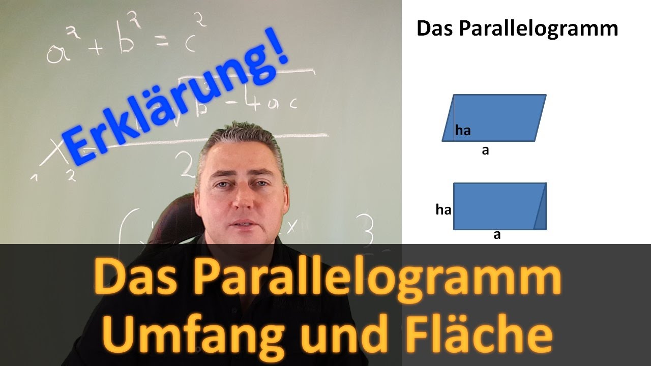 Parallelogramm - Umfang und Fl&auml;che - Erkl&auml;rung | LeEx rechnet