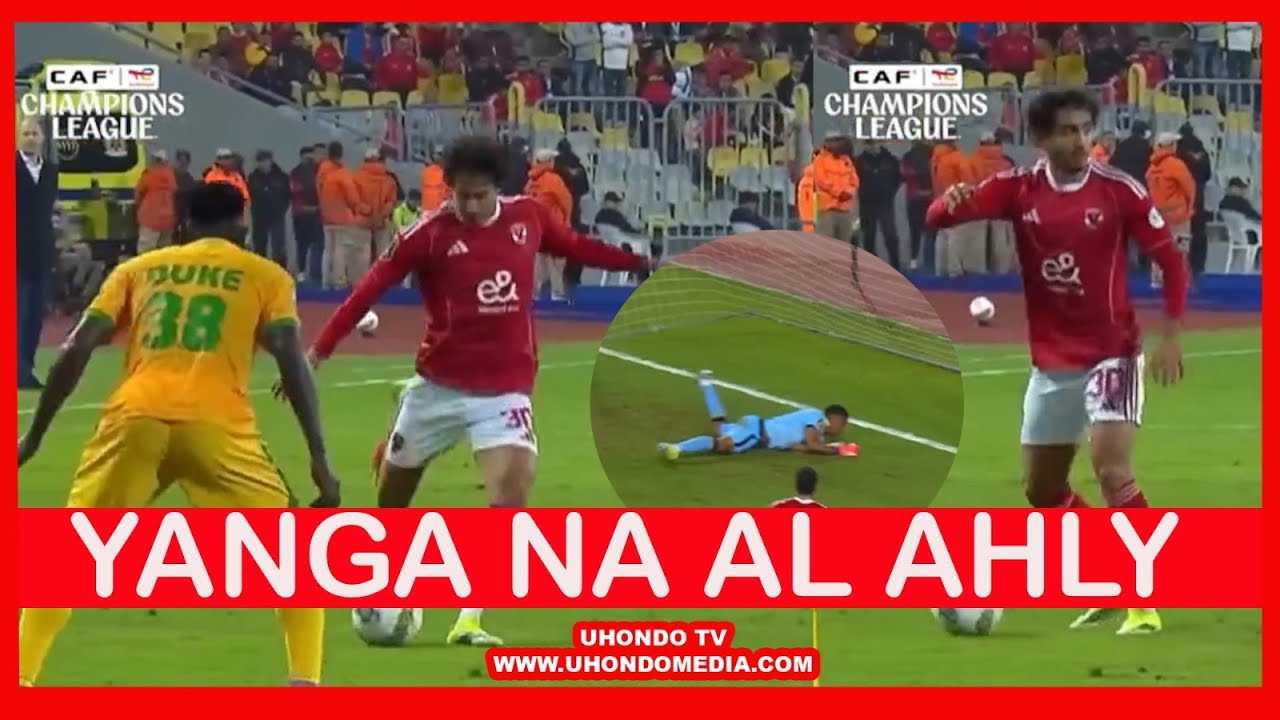MCHEZO UMETAMATIKA YANGA 1 VS AL AHLY 1\HAYA HAPA MAKOSA MAKUBWA YALIYOFANYIKA,TAZAMA UCHAMBUZI