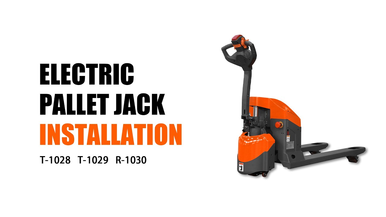 Tory Carrier Electric Pallet Jack Unboxing & Installation | T-1028/T-1029/T-1030 Series