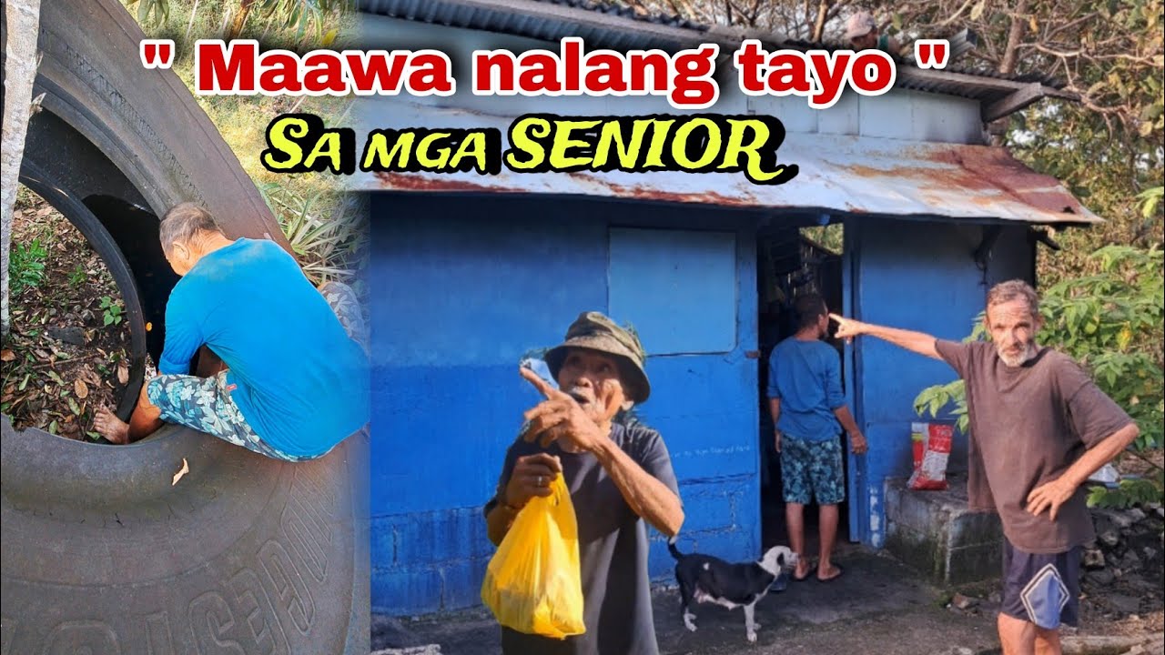 MAAWA NALANG TALAGA TAYO SA MGA SENIORS HIRAP SILA  KAPAG WALA TAYO 😥  HIRAP SA PANGANGAILANGAN