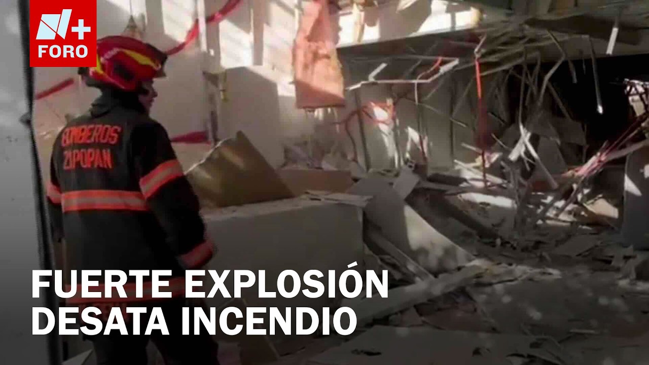 Explosión Provoca Incendio en Estudio de Yoga en Zapopan, Jalisco
