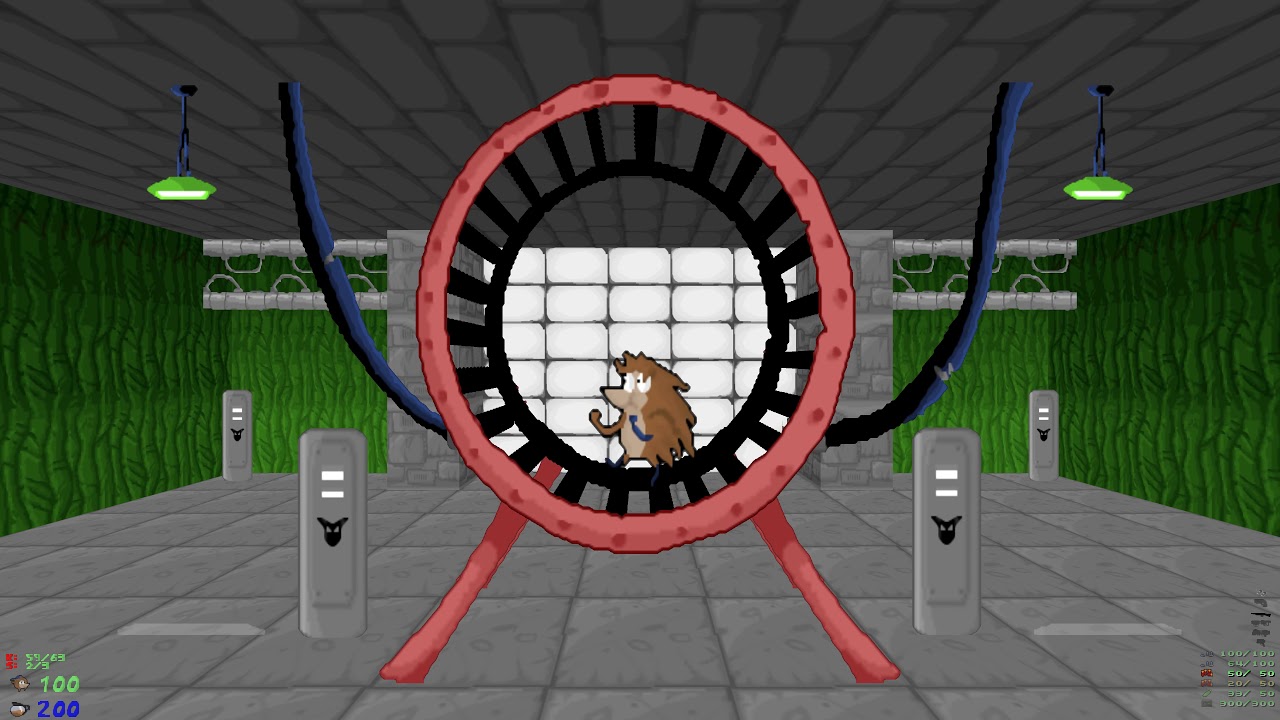 Doom2: Rise of the Wool Ball - E3M3 Puzzling Punishment - All Secrets - 4K UHD