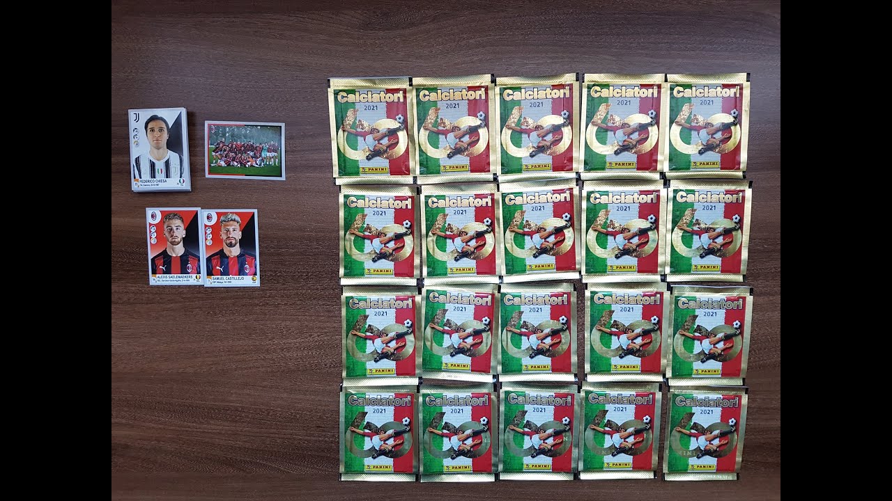 PANINI CALCIATORI 2021 - KOLEKCJA NAKLEJEK Z LIGĄ WŁOSKĄ 2021 - OTWIERAM 20 SASZETEK - ILE MILANU???