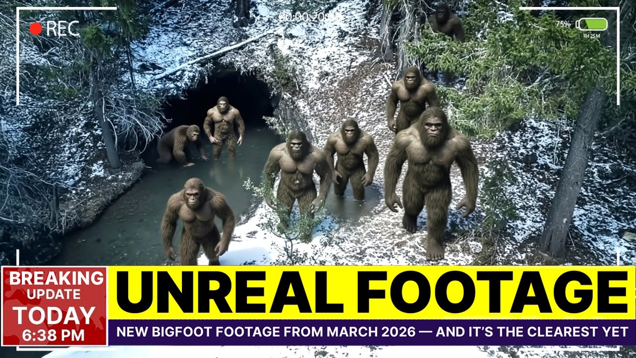Новые кадры с Бигфутом, снятые в марте 2026 года &mdash; и они самые четкие на данный момент.
