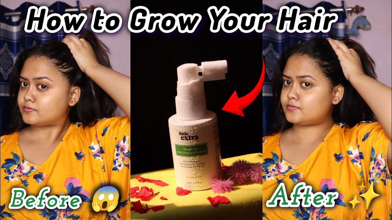 My Hair Growth Secret  😱😱✨ Little Extra Reactivate Hair Growth Serum 😱🤯😱