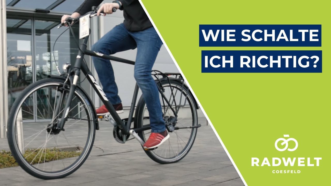 Wie schalte ich richtig ❓ Ketten- und Nabenschaltung kurz erklärt 🚴‍♂️