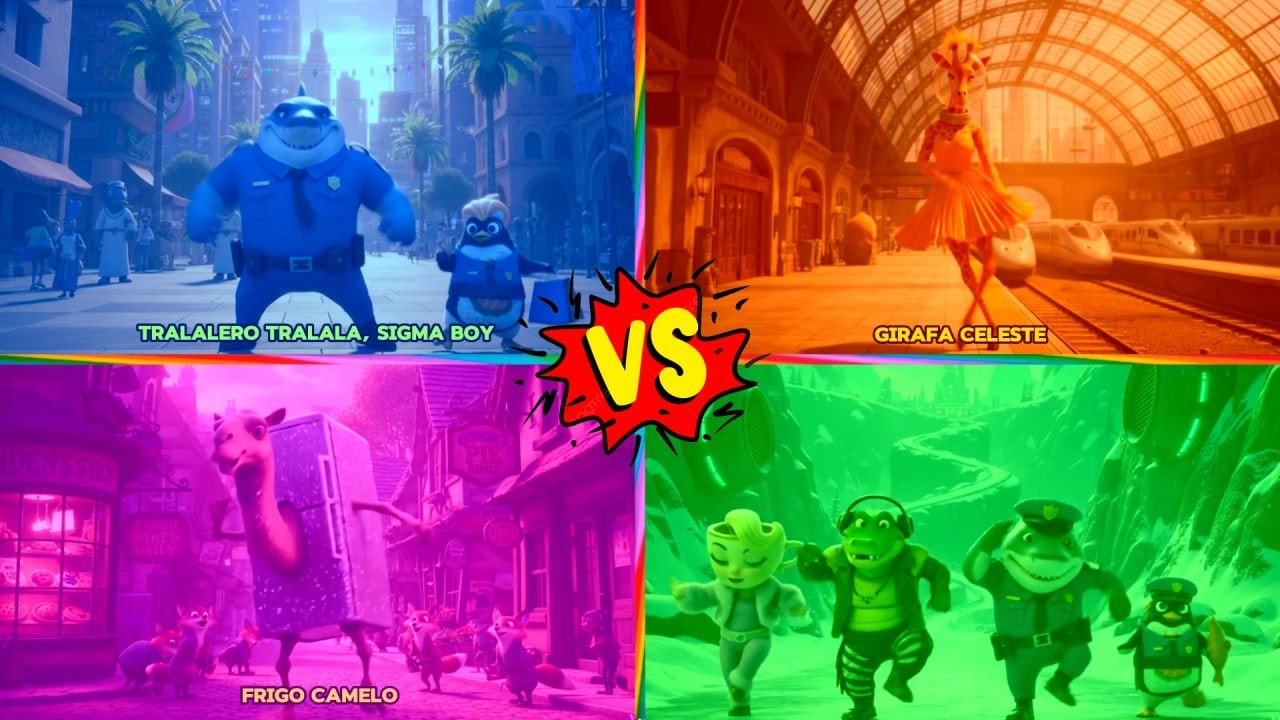 ITALIAN BRAINROT EXE 4 COLORS 4 MUSIC🎧#ItalianBrainrot #TungTungTung #TralaleroTralala #lyrics