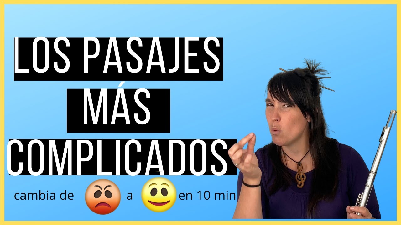 6# Aprende flauta travesera: Ejercicios para mejorar RÁPIDO los PASAJES COMPLICADOS