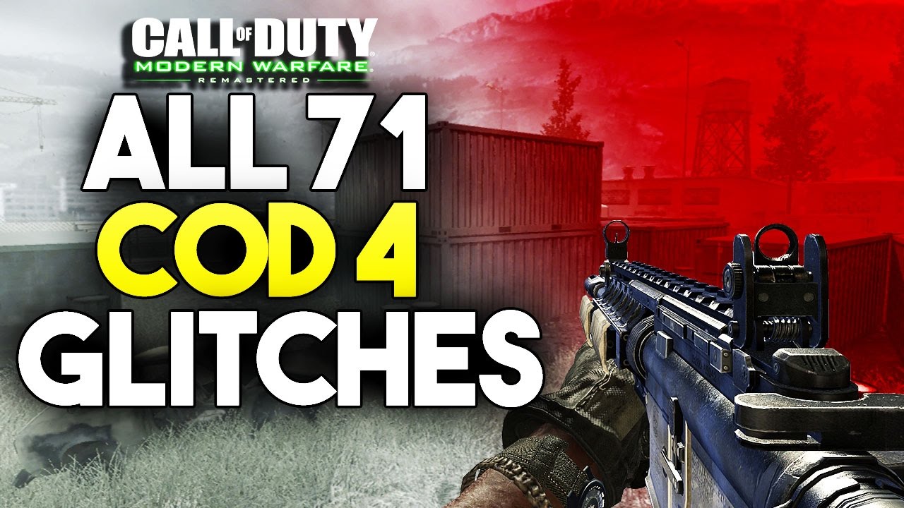 ALL 71 MWR Spots & Glitches! - Hiding Spots, Wall breaches, Out Of Map (Modern Warfare Remastered. )