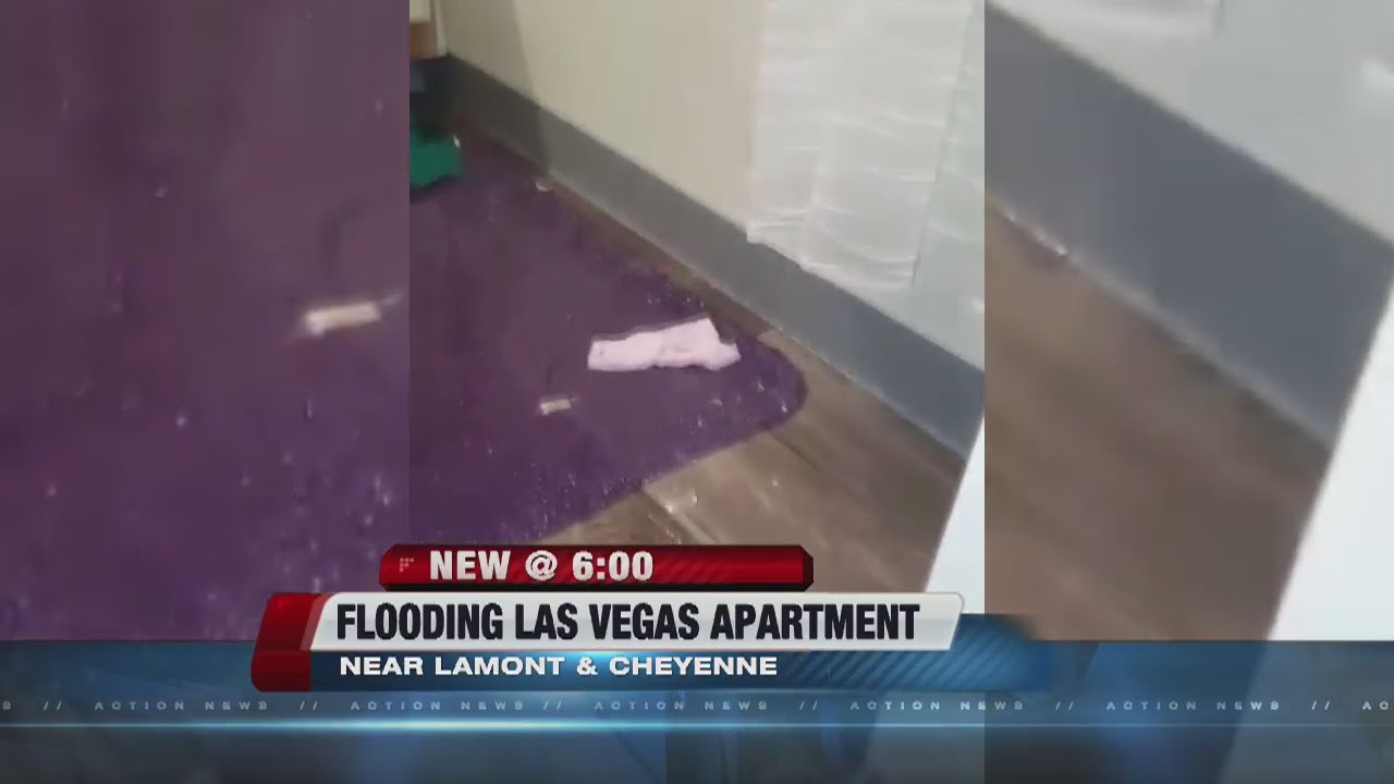 Woman's apartment flooded