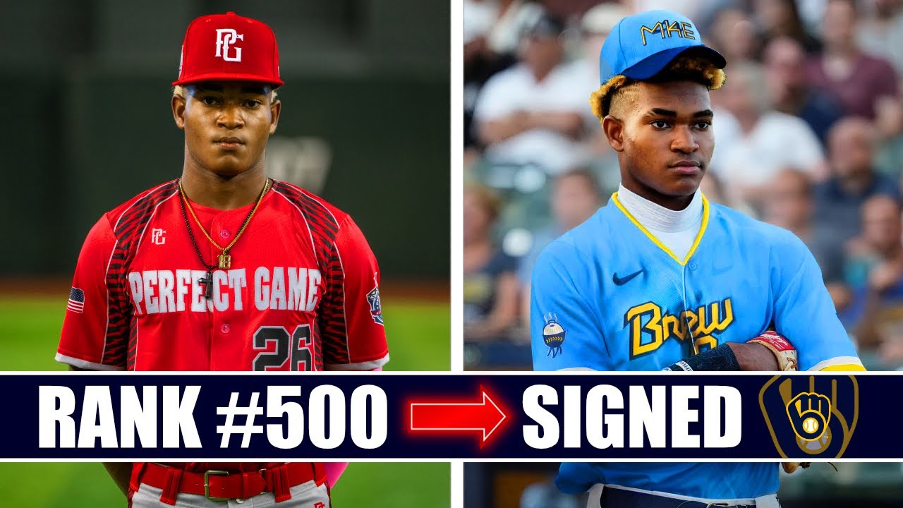 #500 Ranked High Schooler Rises to 1st Round MLB Draft Pick!