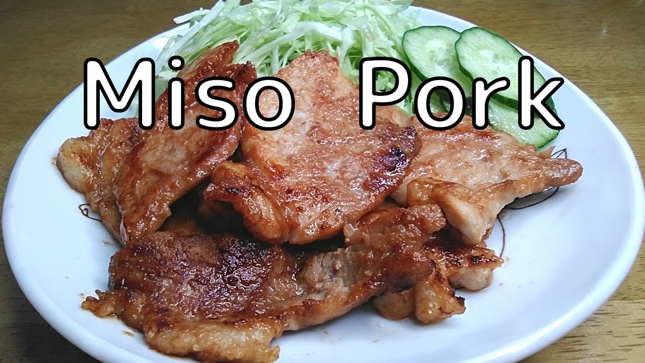 How to make Grilled Pork with Miso at Home [Japanese food recipes]