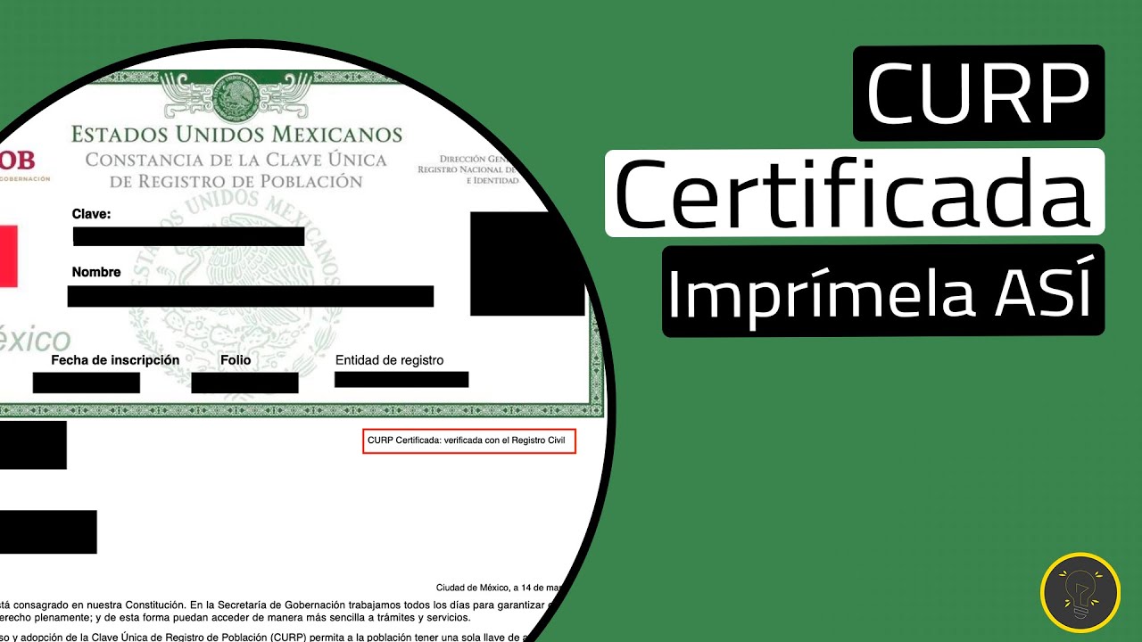 CURP certificada 2023: ¿qué es y cómo obtenerla?