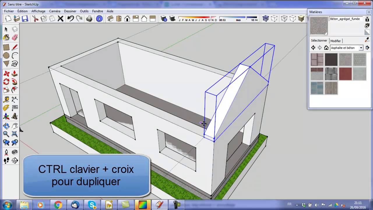Etapes construction maison avec sketchup