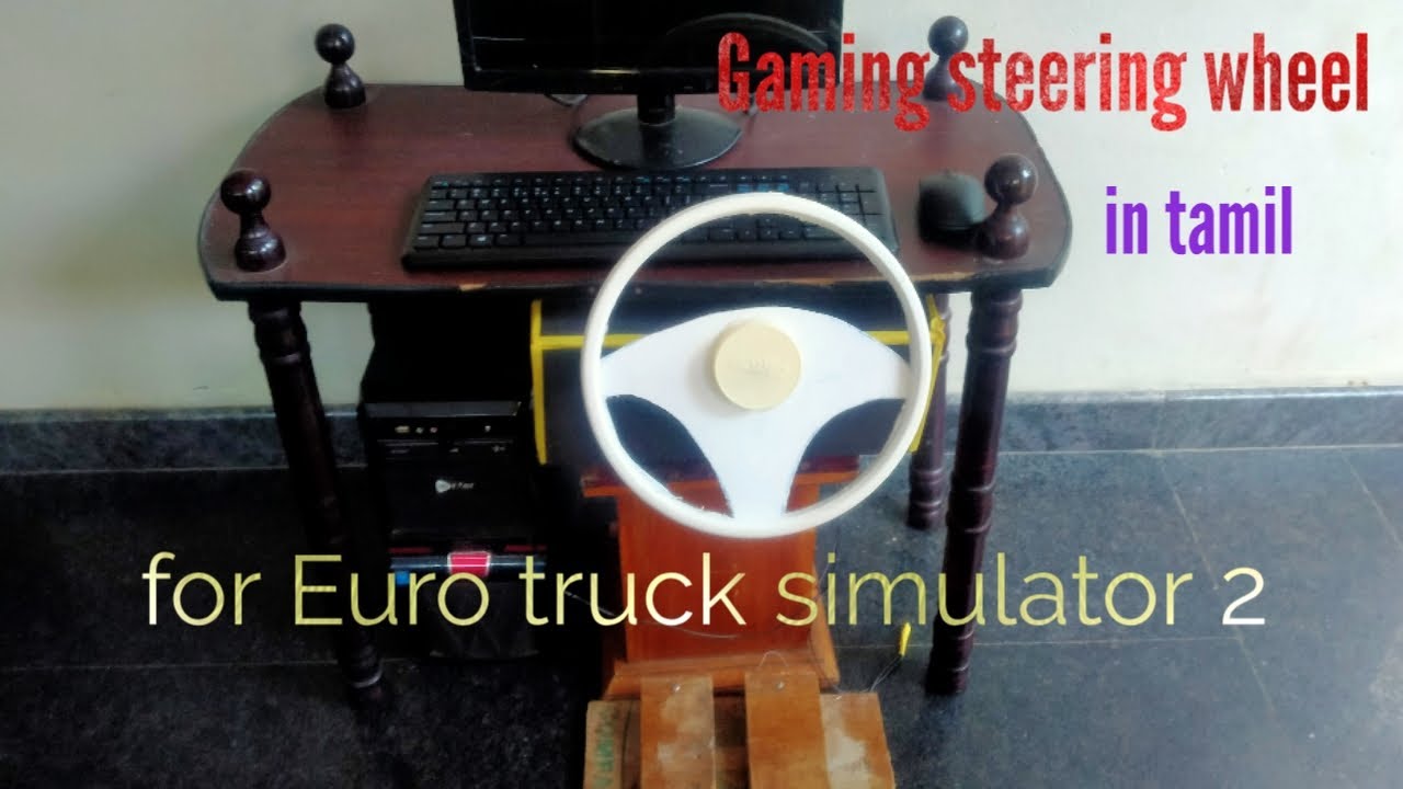 How to make gaming steering wheel for pc in tamil | MAHILADI
