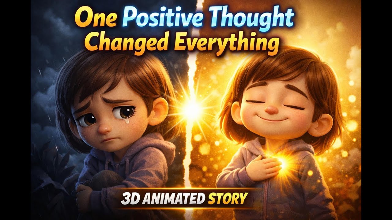 “He Almost Gave Up… But One Positive Thought Changed Everything | 3D Cartoon”