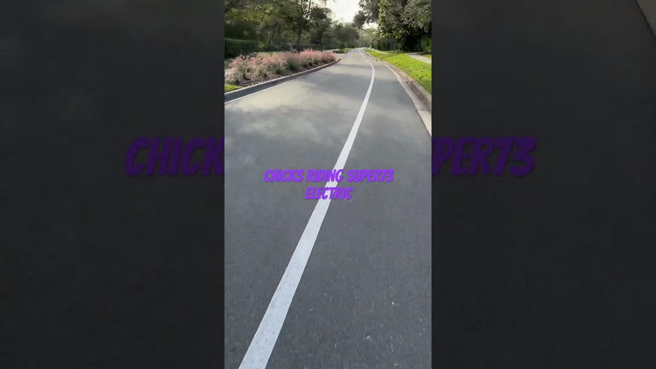 Super73 electric bike ride. 30mph Florida fast nobby tires