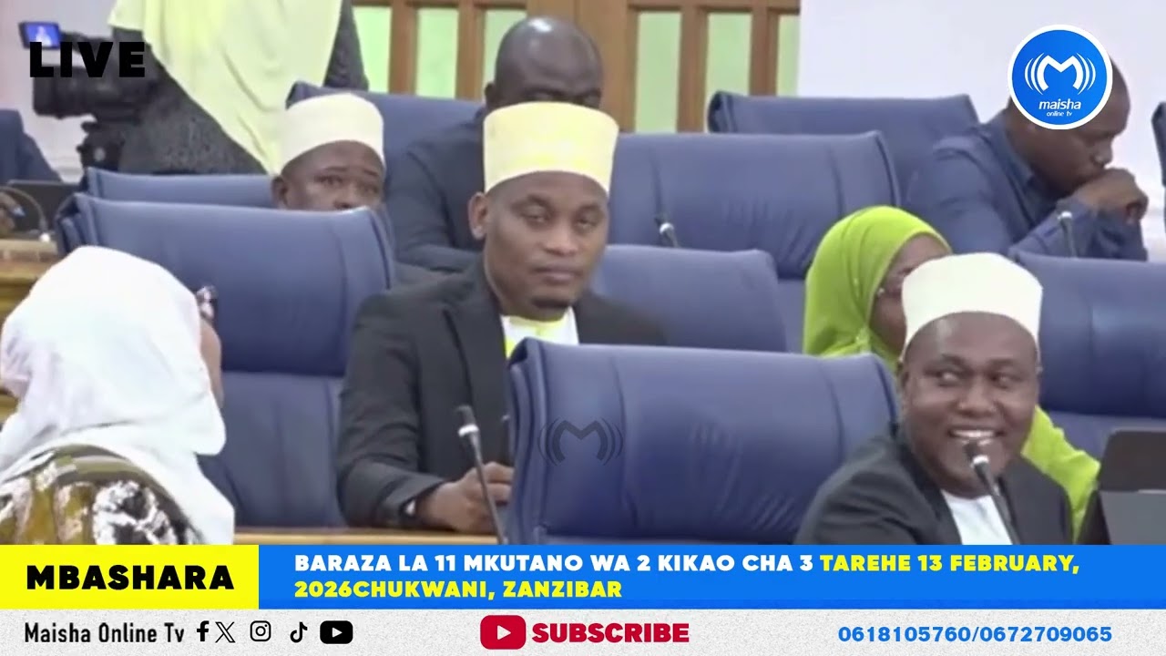 LIVE: UTAPENDA #BARAZA LA 11MKUTANO WA 2KIKAO CHA 3TAREHE 13 FEBRUARY , 2026CHUKWANI, #ZANZIBAR