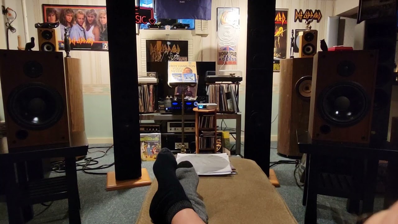 Just finished refoaming the Infinity SM 102 .   This is their first play.  