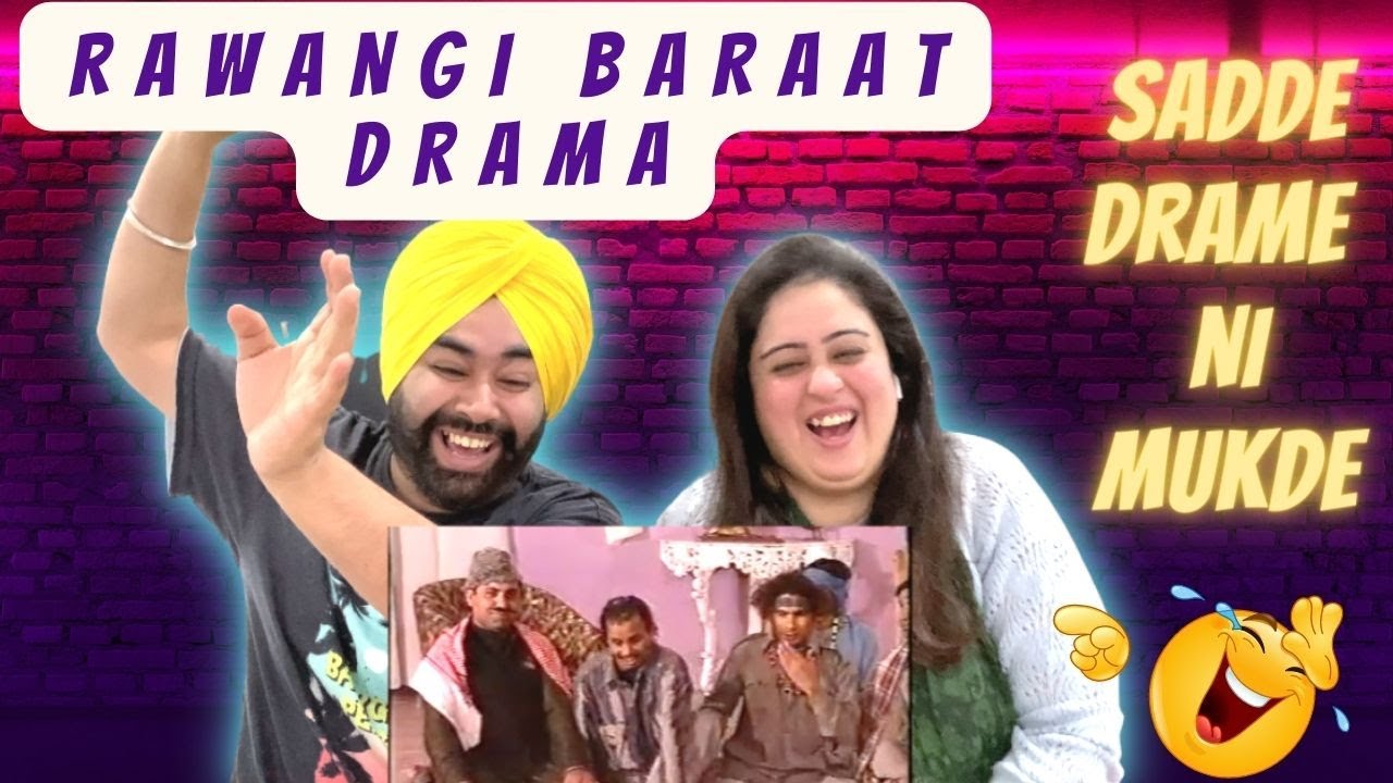 Punjabi Reaction On RAWANGI BARAAT..Funny Pakistani Stage Drama #amanullahkhan #sohailahmed #pbr