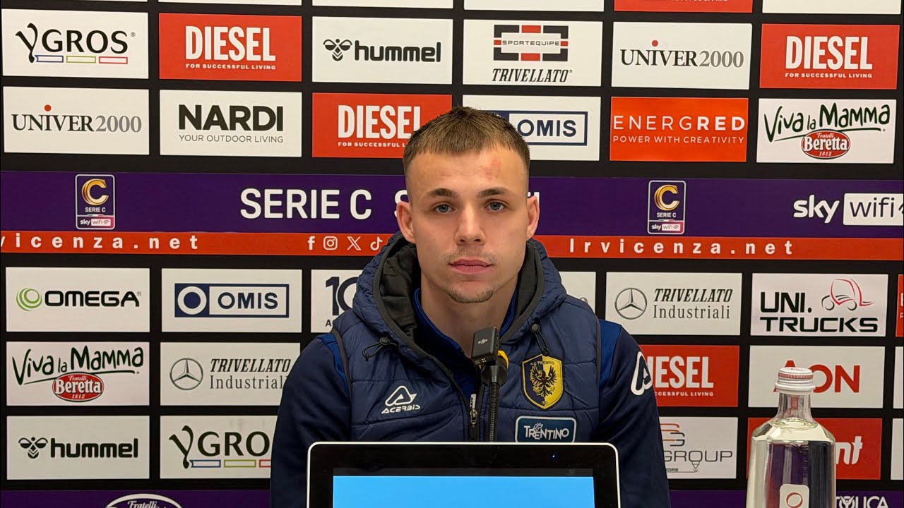 L.R.Vicenza-Trento, Pellegrini: “Felicissimo per la rete e per la splendida vittoria”