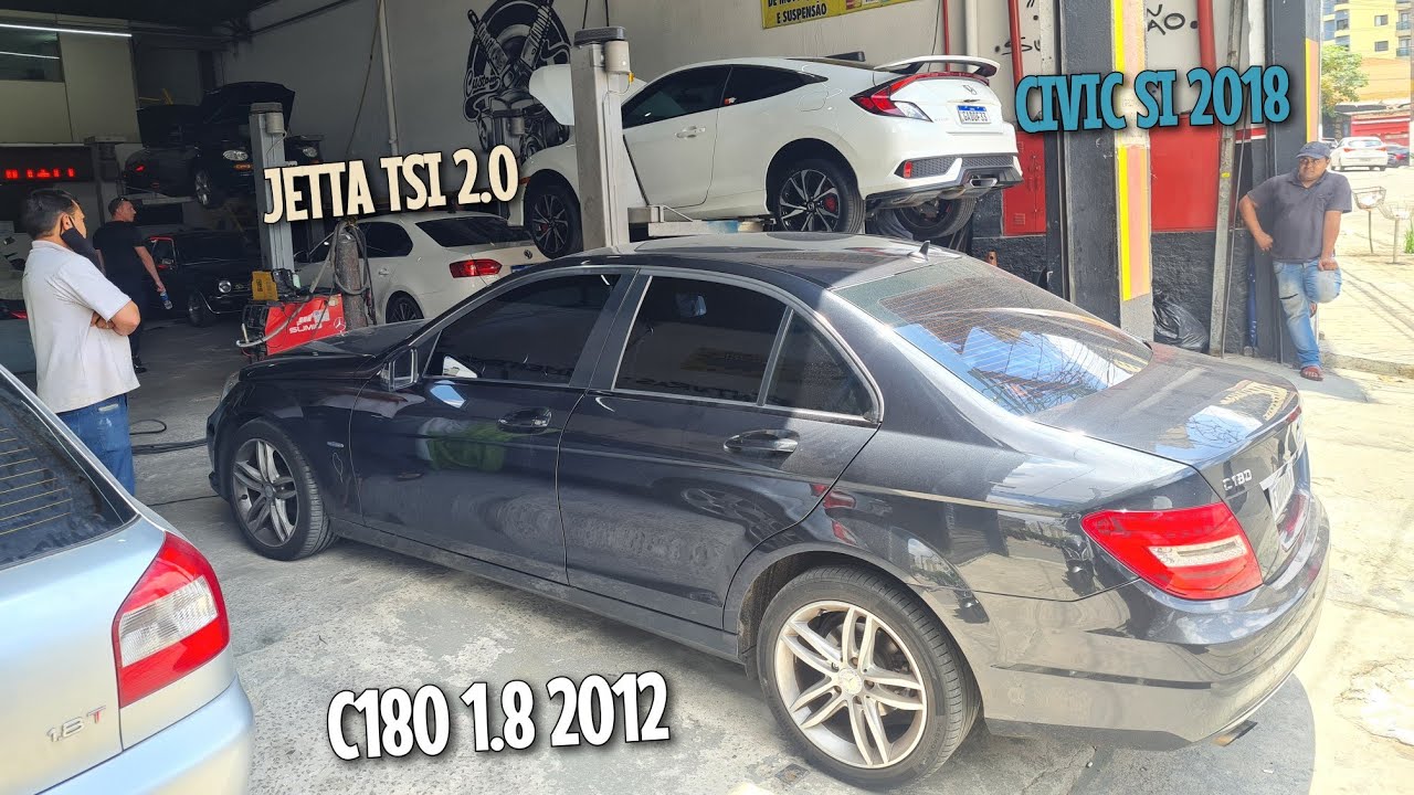 Mercedes C180 1.8 Turbo 156cv Difusor Escapamento Estourando Troca de Marcha