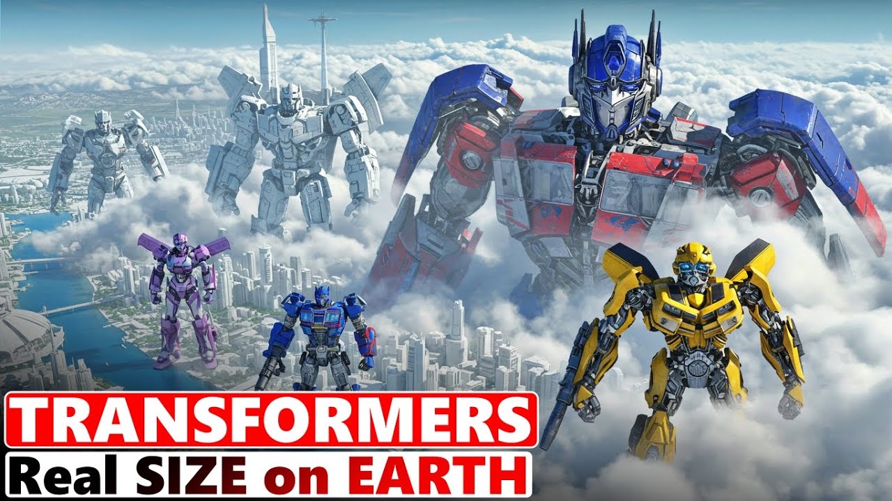 Transformers Size Comparison in a Real City