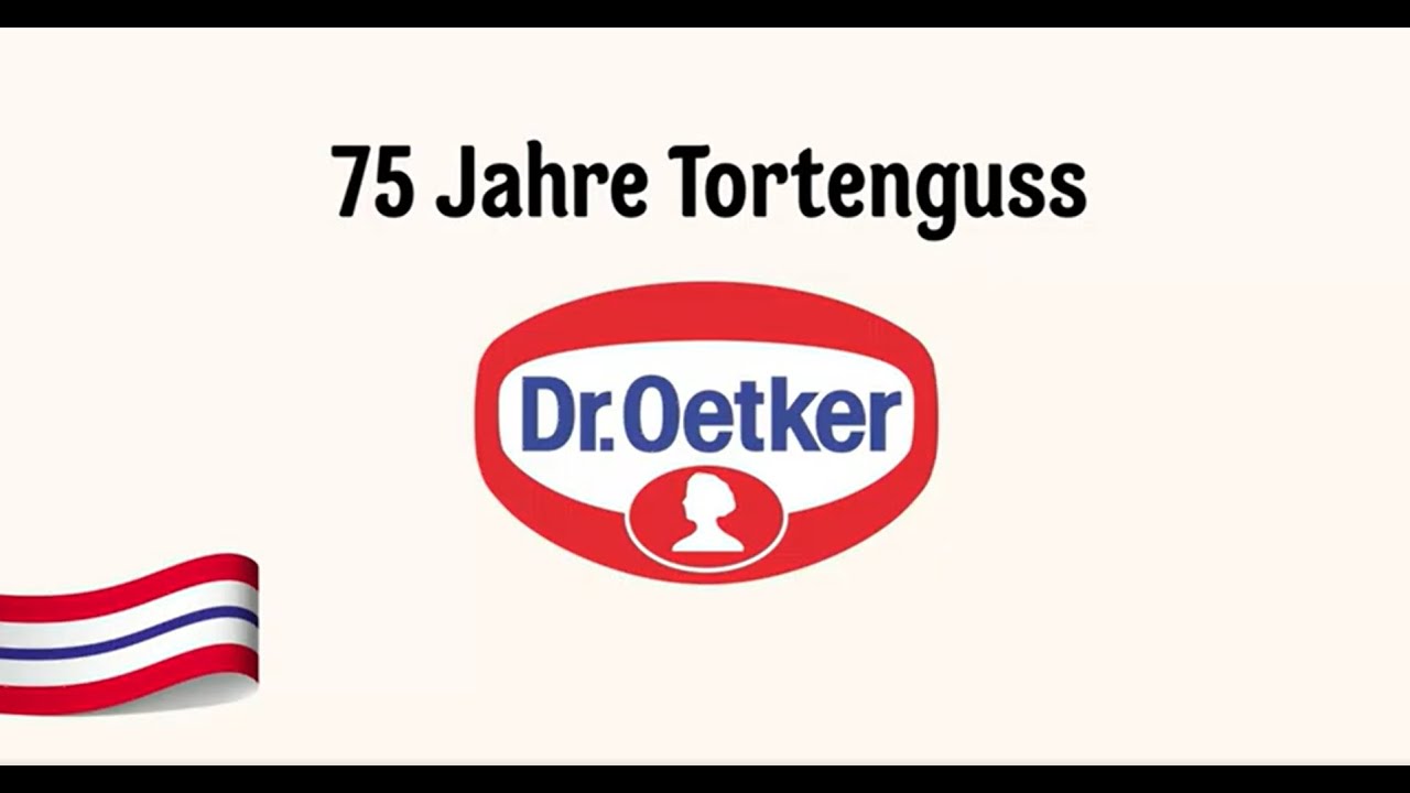 Historische Werbespots - Dr. Oetker Tortenguss