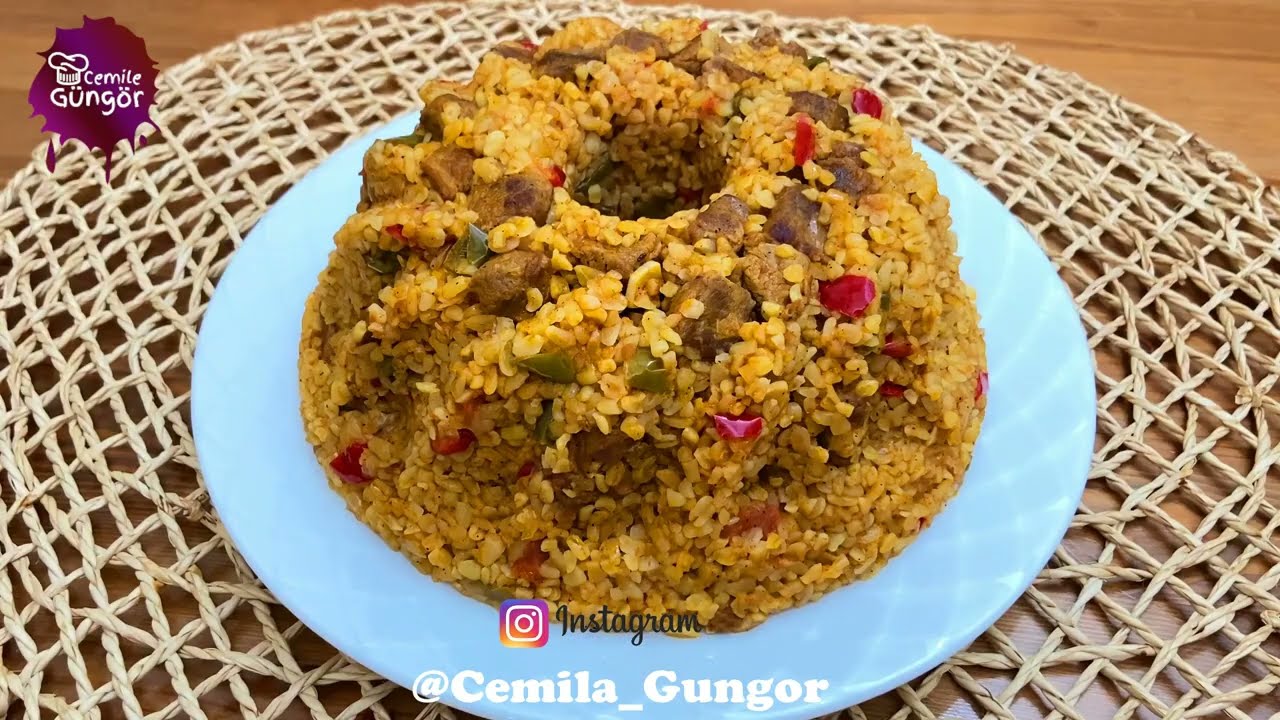 Antep Usulü Meyhane Pilavı Tarifi (Bulgurlu) / Etli Meyane Pilavı / Etli Bulgur Pilavı Nasıl yapılır