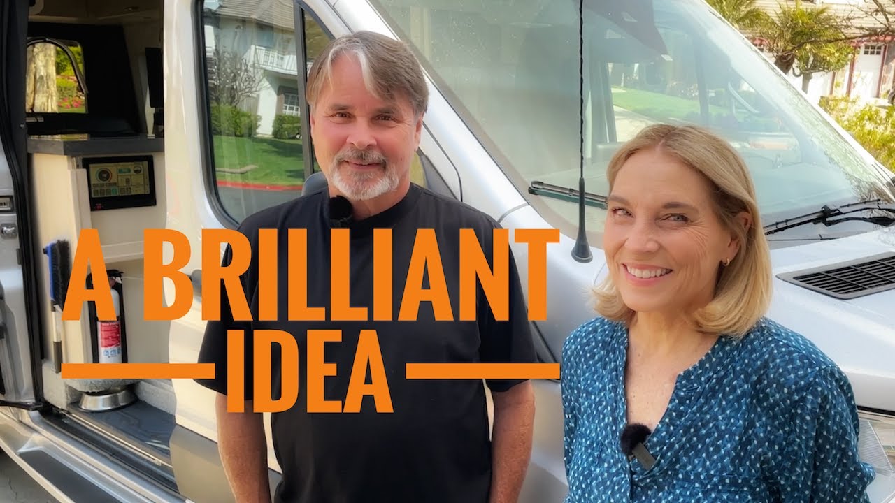 Блестящая идея: выдвижной столик для вашего кемпервэна