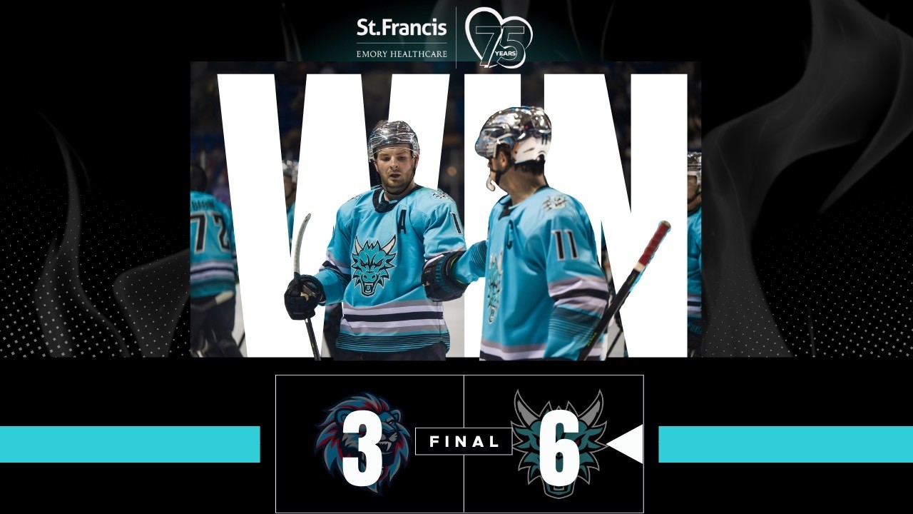 CHAOS ON THE CHATTAHOOCHEE | RIVER DRAGONS PUT ICECATS ON ICE WITH 6-3 WIN