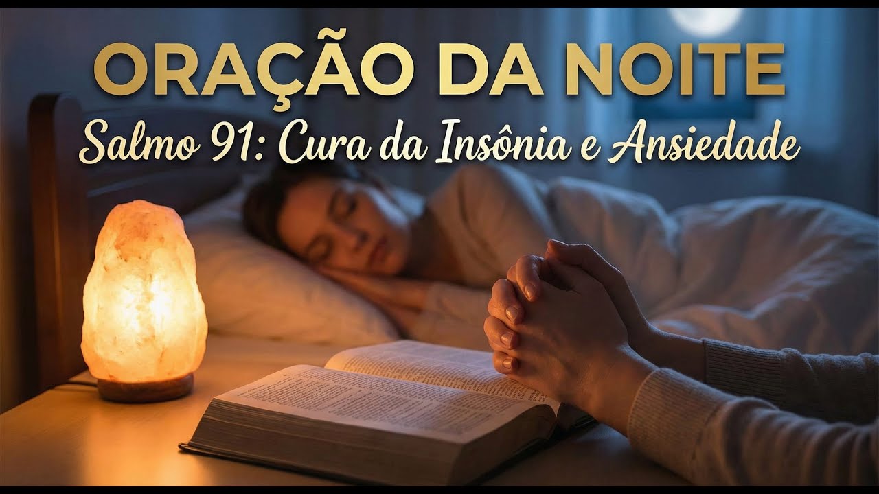 ORAÇÃO DA NOITE: Ouça o Salmo 91 Antes de Dormir e Receba a Cura da Insônia e Ansiedade