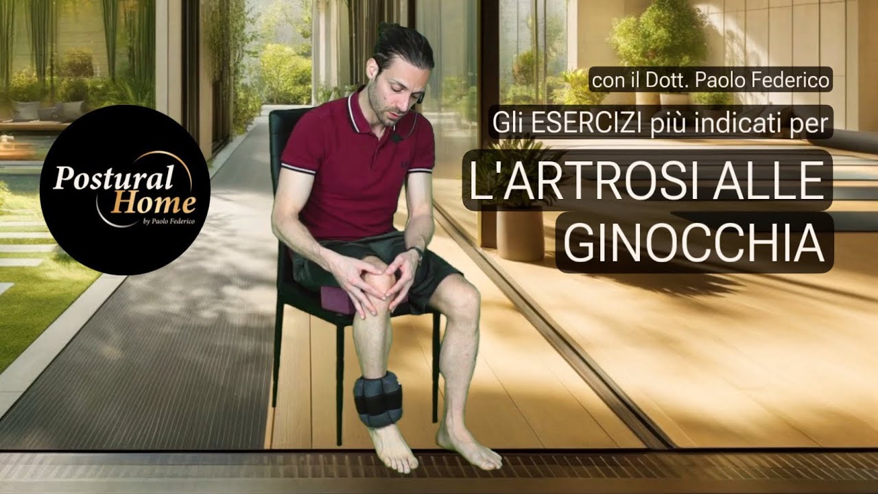 GINOCCHIA CON ARTROSI : GLI ESERCIZI PIU' INDICATI