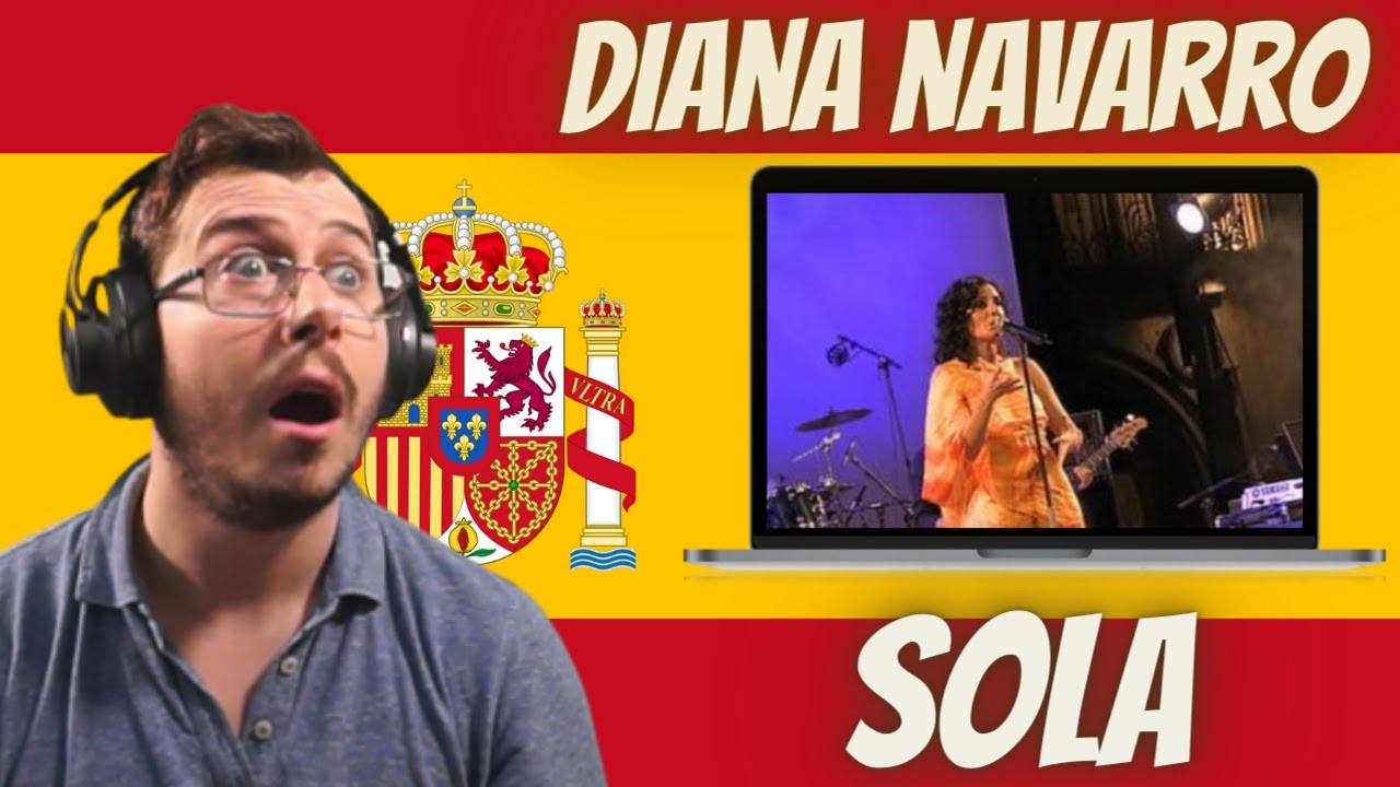 Italiano reacciona a Diana Navarro - Sola (Salamanca 05)