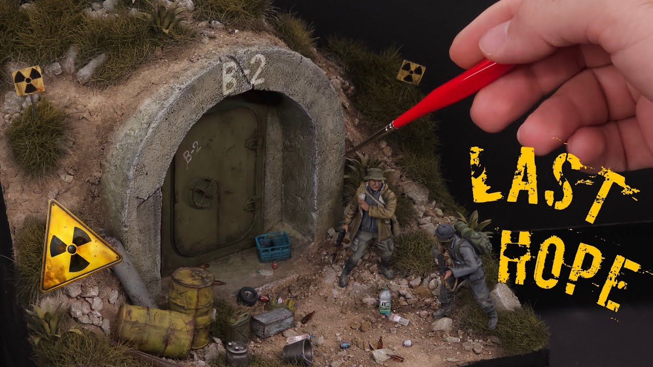 Post-Apocalyptic Bunker Diorama - 1/35
