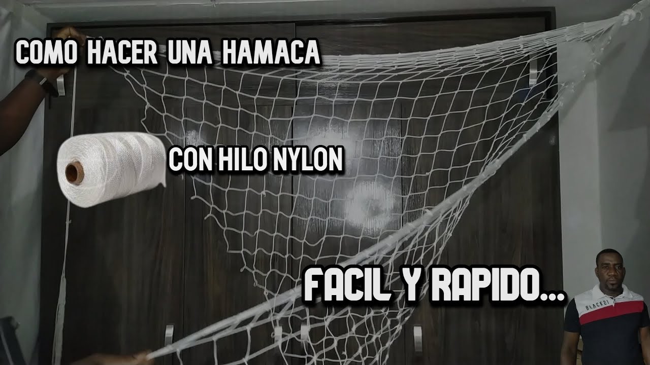 Como Hacer la #HAMACA más fácil y Sencillamente👌#rápido 