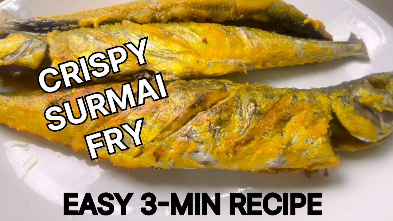 Easy Perfect Surmai Fish  Fry | No Mess,Quick Recipe