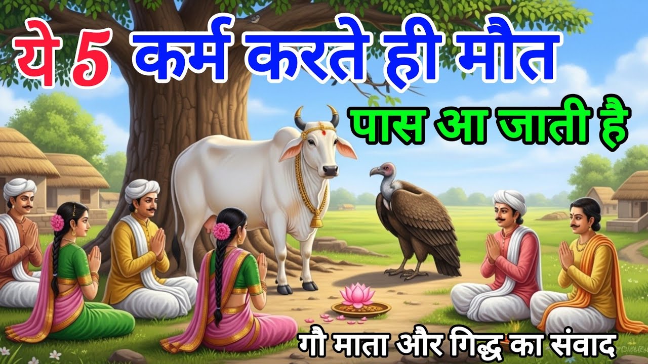 क्यों कुछ लोग अचानक मर जाते हैं? गौ माता ने बताया चौंकाने वाला रहस्य | Garud Puran Katha 