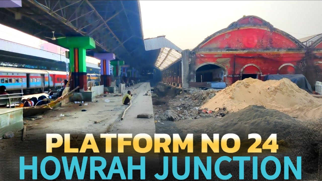 Howrah Station Platform 24 Construction Update | Indian Railways #howrahstation #howrah