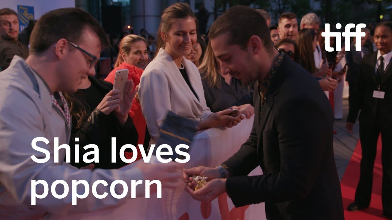 Shia LaBeouf Can&rsquo;t Get Enough Popcorn | TIFF 2017