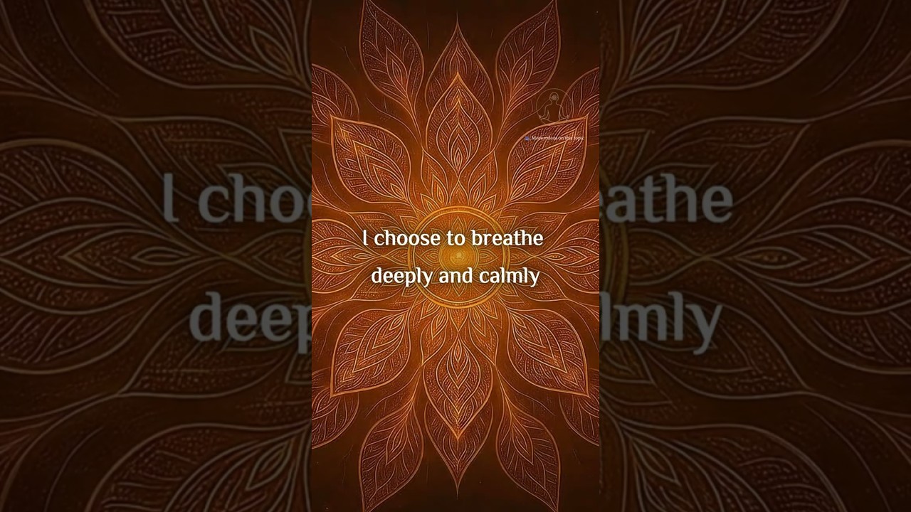 I Choose Peace | Calming Morning Affirmations for Inner Balance & Mindful Start 🌿#stressrelief