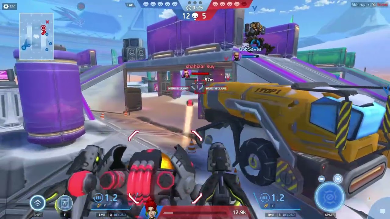 Mech Arena dendam terbalaskan #mecharena #gaming #midgame #volti #seeker #nomad #panther