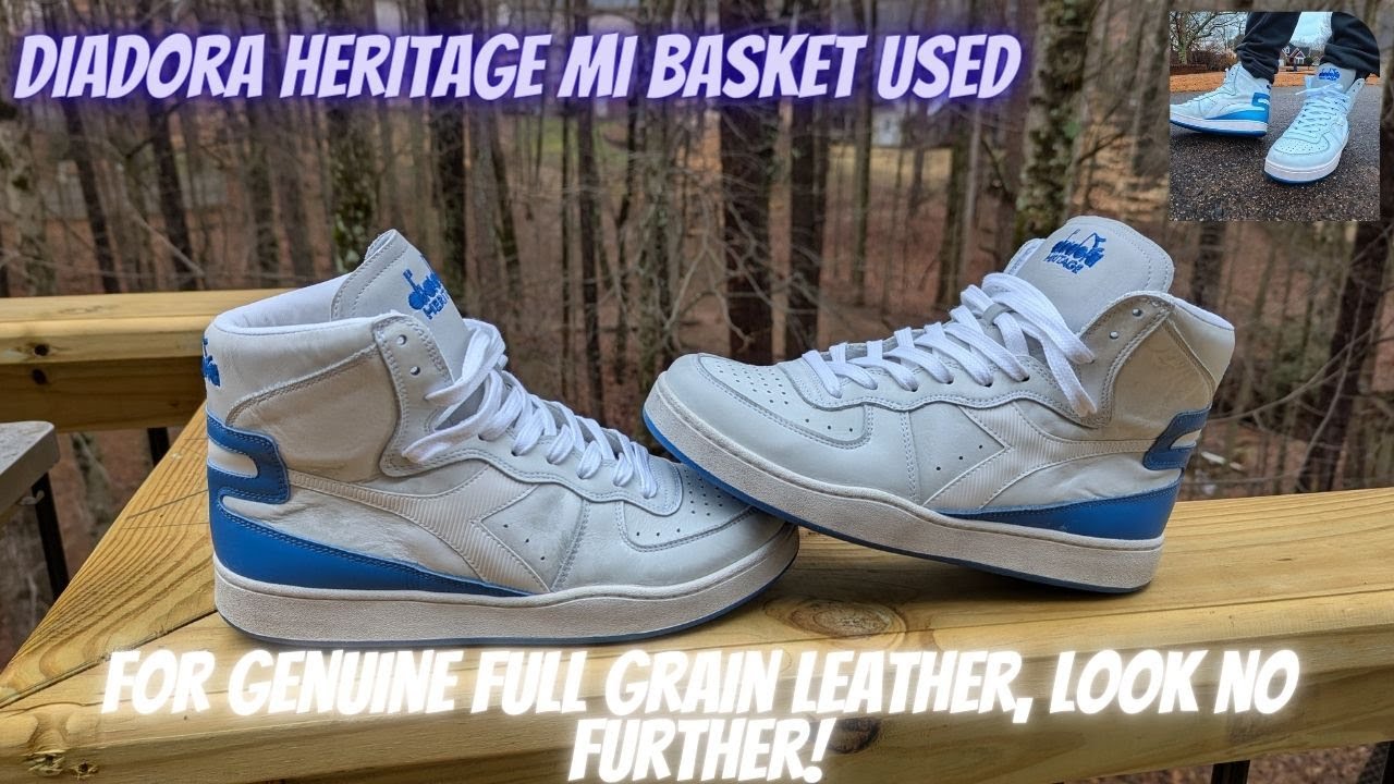 Diadora Heritage Mi Basket Used - One Of The Best Leathers On A Sneaker!