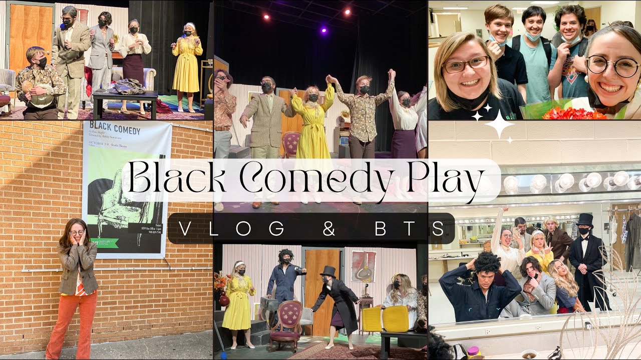 Theatre Show Opening Weekend Vlog - Black Comedy!