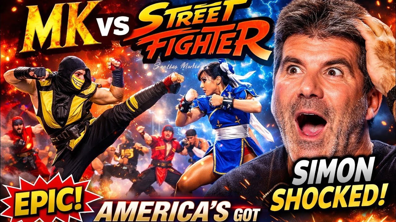 WOW! This Dance Crew Just Turned America’s Got Talent Into Mortal Kombat vs Street Fighter.........