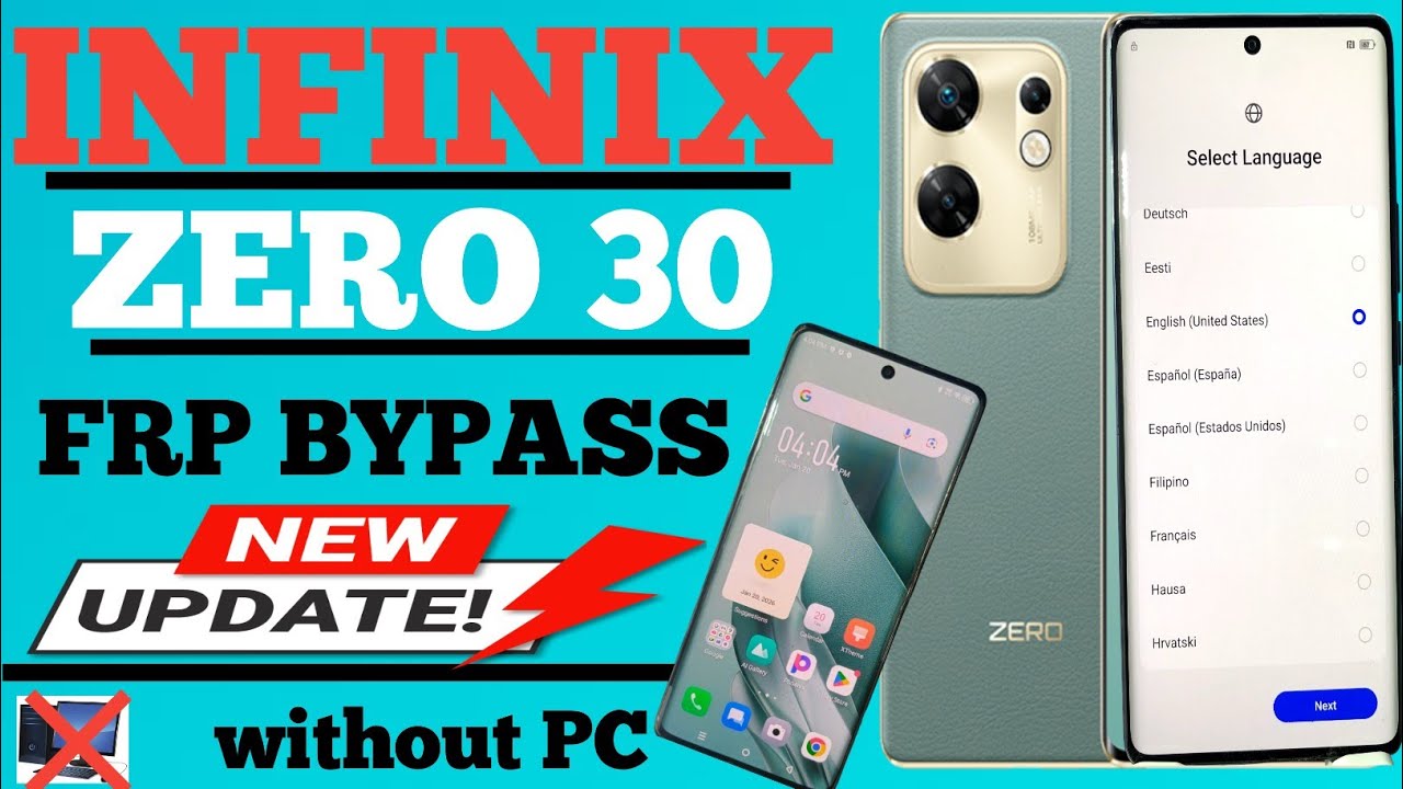 Infinix Zero 30 Frp Bypass || Android 13 (x6731) Google Account Bypass || Without Pc 2026