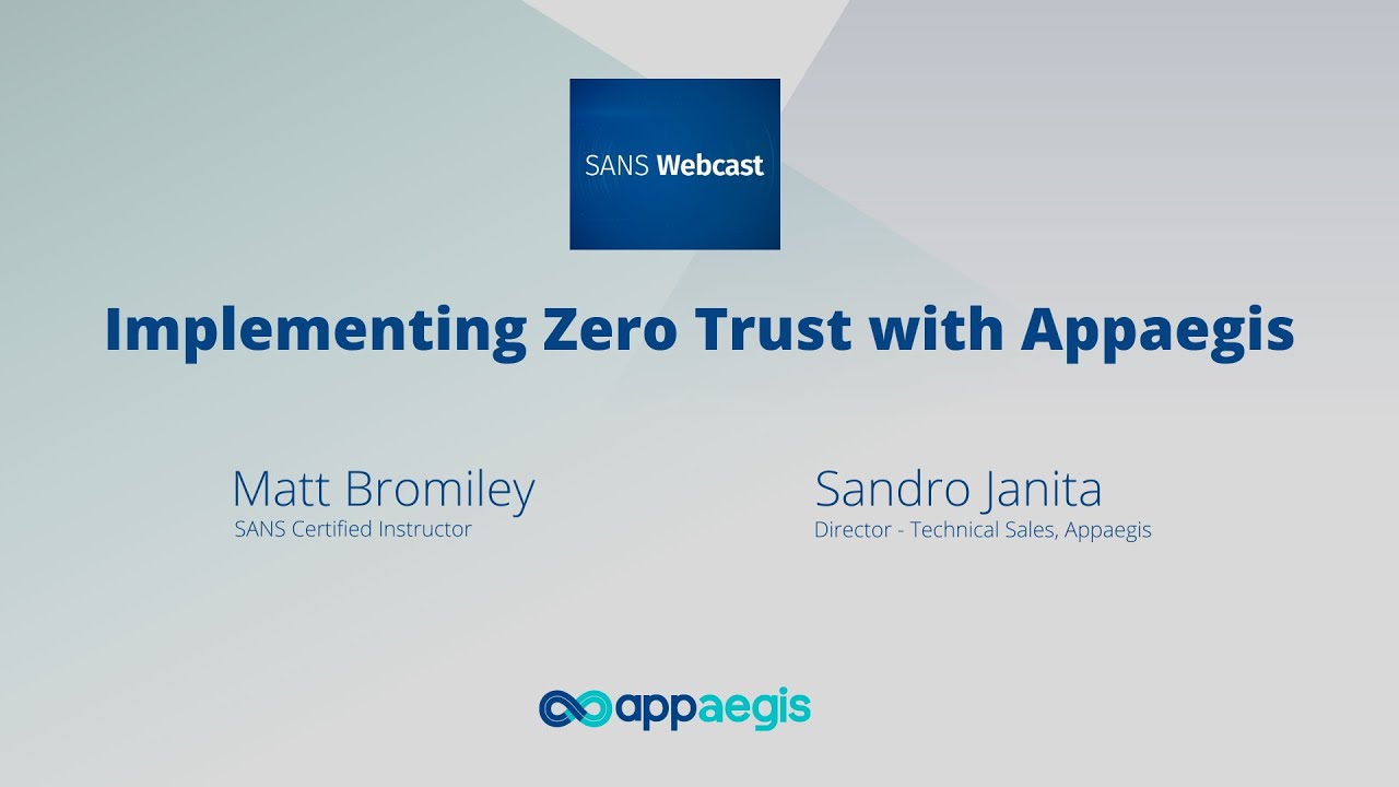 Matt Bromiley (SANS) & Sandro on Secure Cloud Infrastructure Access through Identity & Authorization