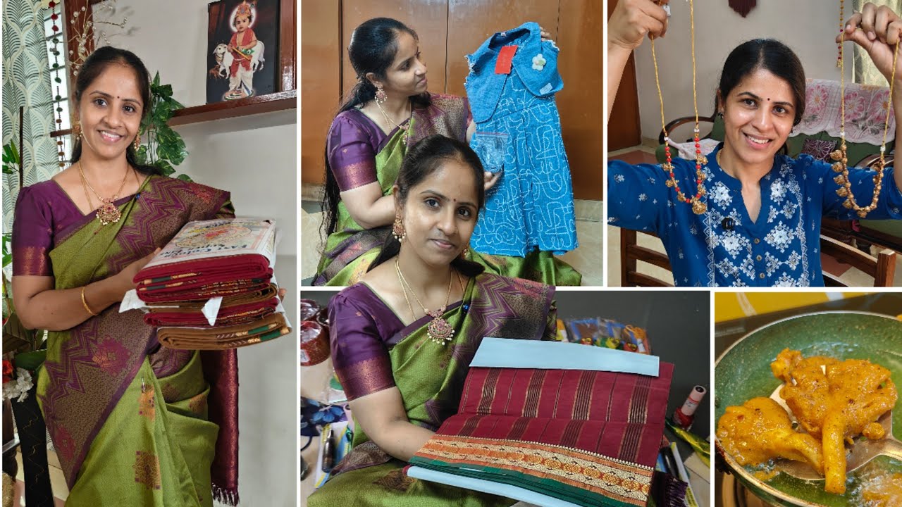 DATE மாறிடுச்சு🙋 SUMANGALI POOJA THAMBOOLAM SET || A Day with Family & Kids || Oyester Mushroom Fry